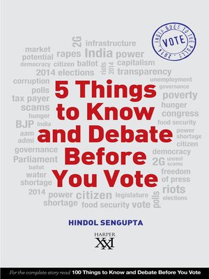 cover image of 5 Things to Know and Debate Before You Vote